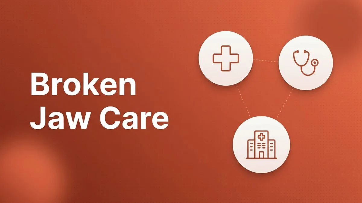 Broken Jaw After Accident: Symptoms & First Steps in Chennai